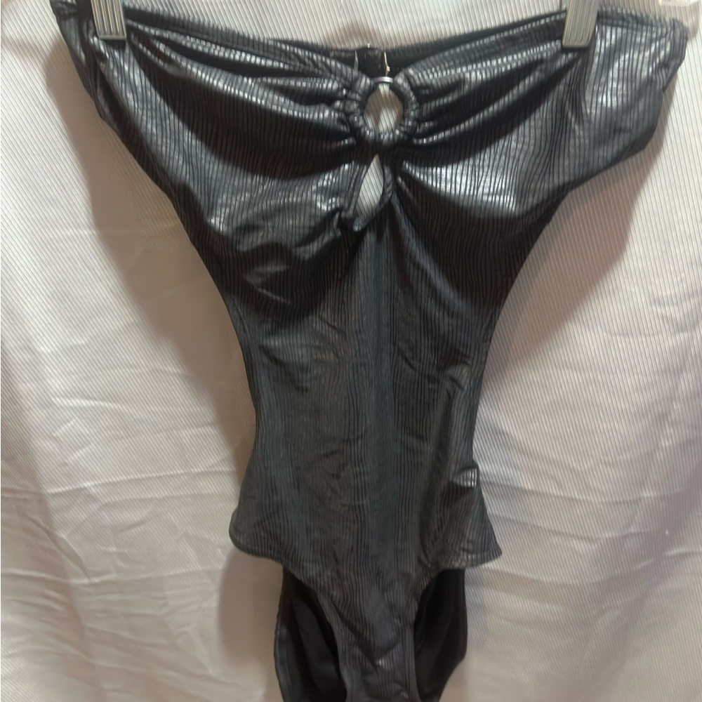 Small black one piece swimsuit
